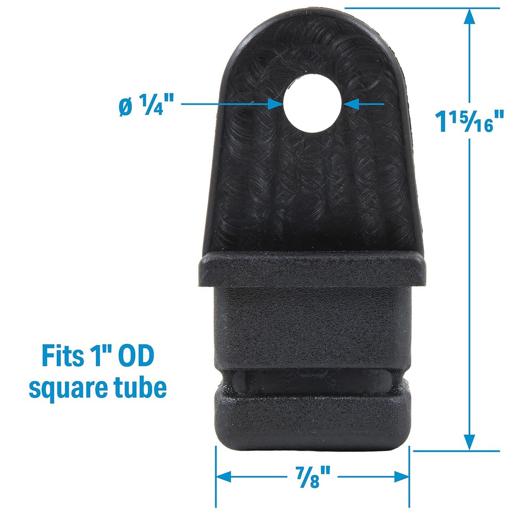 76321 Int Eye End-1  - Square Black | Seachoice - 2