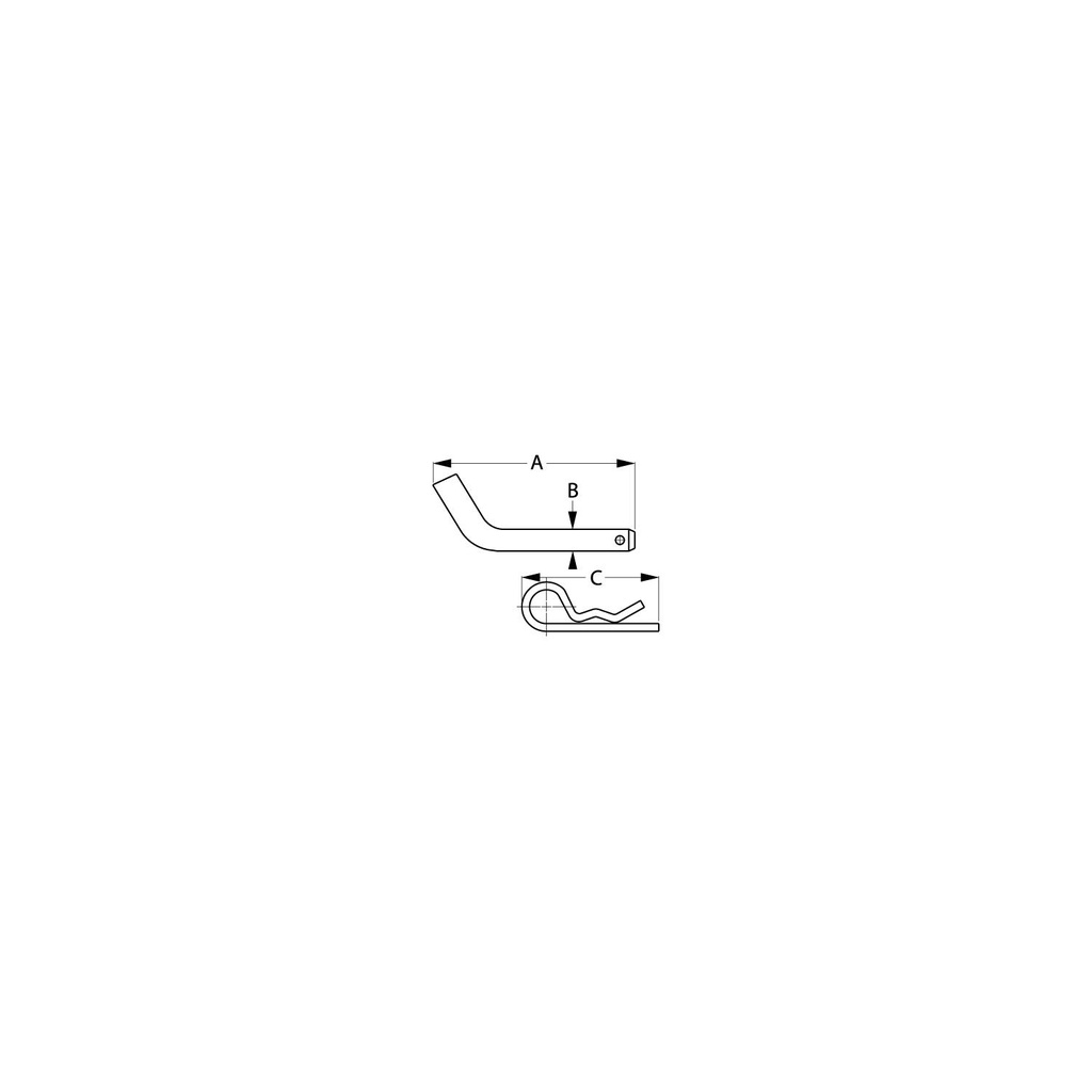 751062-1 Hitch Pin & Clip 5/8" | Sea-Dog Line - 1