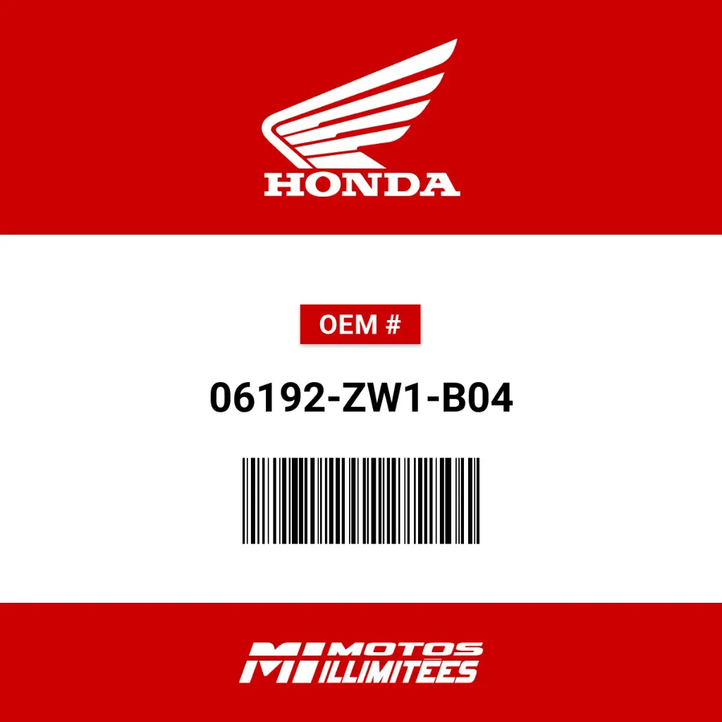 HON06192-ZW1-B04 - Impeller Kit Water Pump (HA-06192-ZW1-B04)