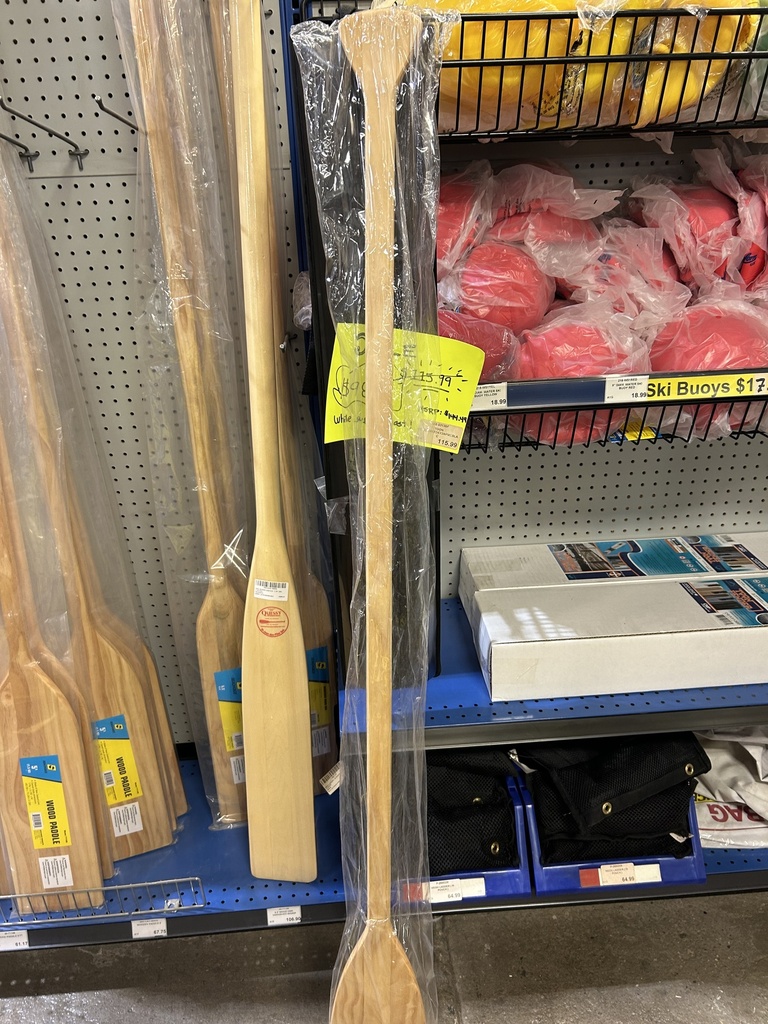 WM-CRO-50433 WOODEN PADDLE 5'