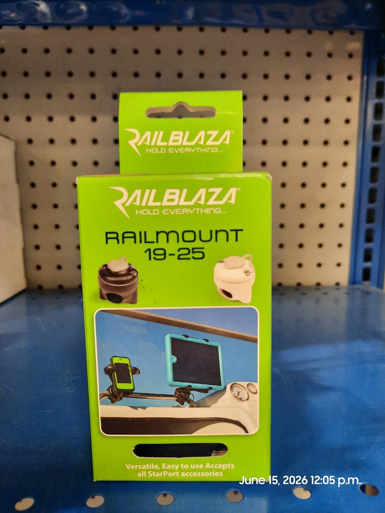 509-03400311 Railblaza Railmount 19-25 2 Pack Blk