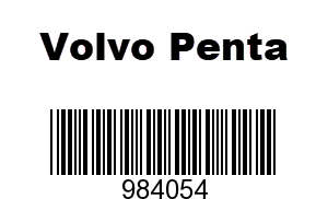 984054 - Flange Lock Nut - Volvo Penta (984054)