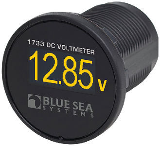 1733 Mini Digital Volt Meter 12-24V | Blue Sea Systems