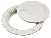 337152 Plate Deck Wht W/Collar 5 | Sea-Dog Line