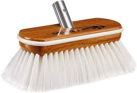 40172 Brush Synth Wood Stiff White | Starbrite