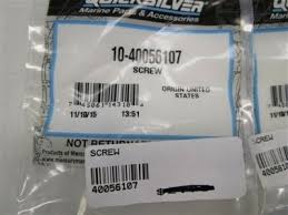 40057107 - Screw, NLA - 10-40057107