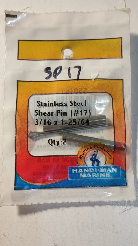 550161 SHEAR PINS OMC (CC-550-16100)