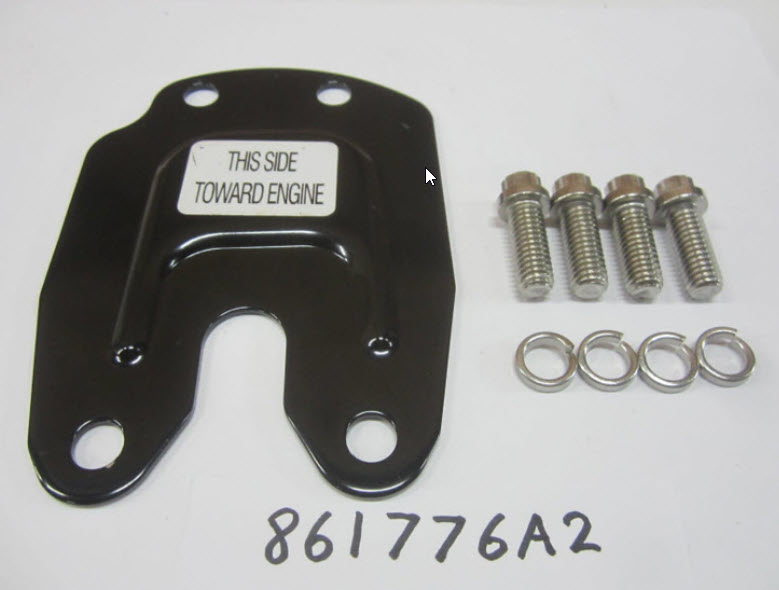 861776A2 PLATE KIT-EXHAUST