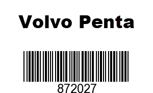 872027 - Screw, Volvo 