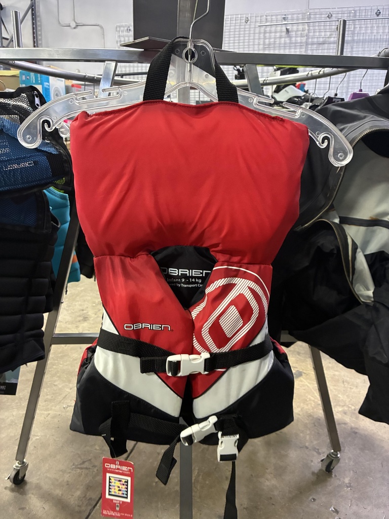 OB2122170 INFANT O'BRIEN NYLON VEST RED