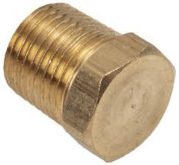 18-4263 - Pipe Plug, 1/8-27 NPT, Brass (CC-018-42630)