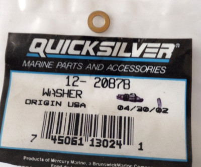 20878 WASHER - 12-20878 - Washer (10 X 3/8 O D X 1/32) Metal