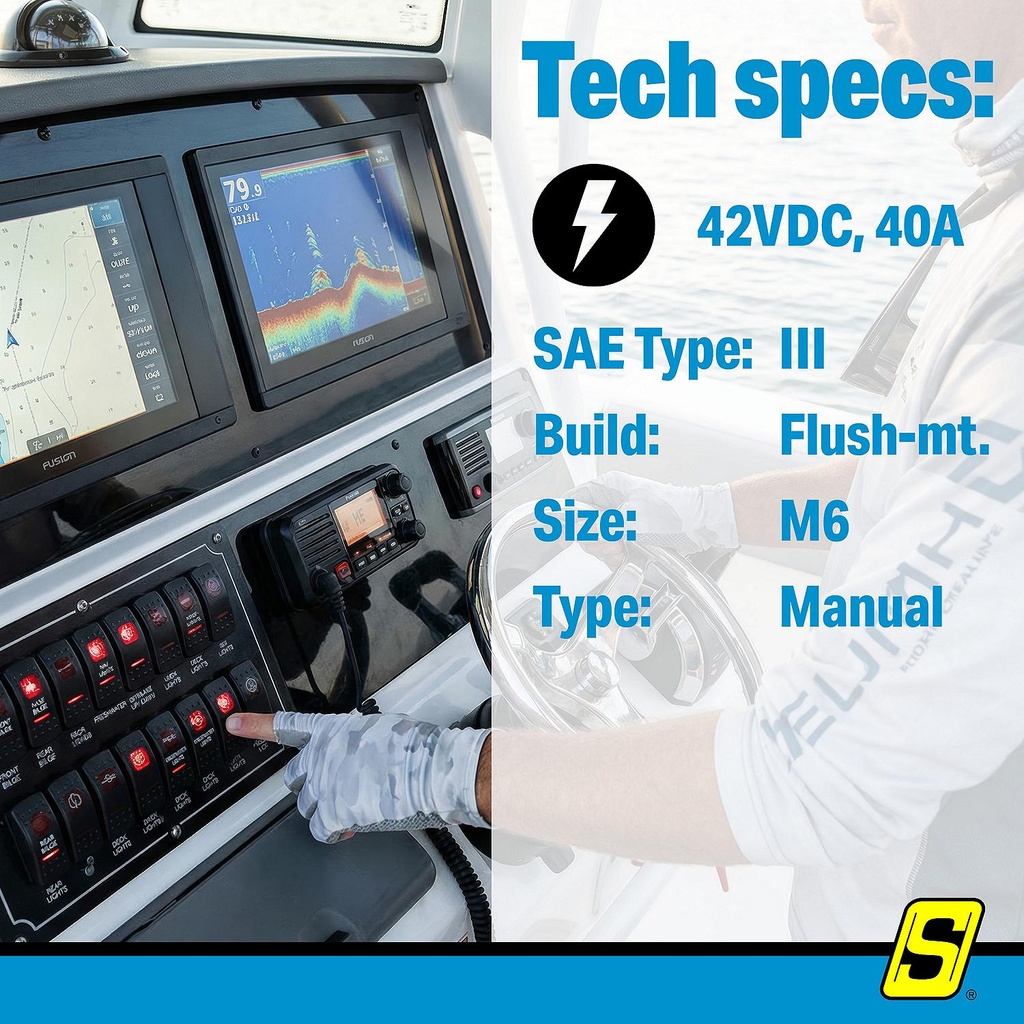 Sc11481 40Amp Surf 285 Ser Cir Break | Seachoice - 5