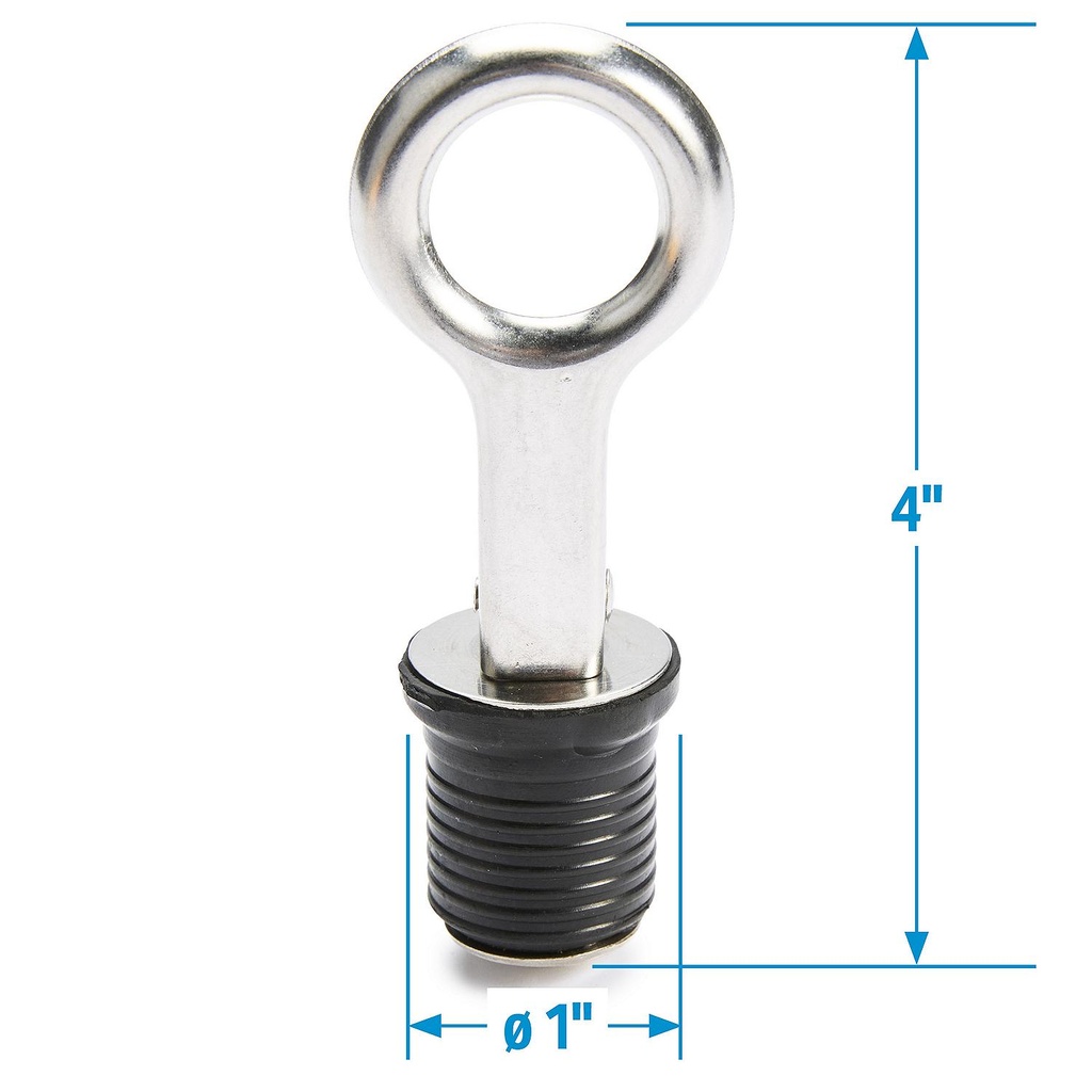 50-18901 Drain Plug-1  Snap-Stainless | Seachoice - 1