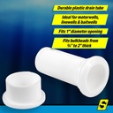 19121 Drain Tube-3/4 X 2 1/2 -Plas. | Seachoice - 1