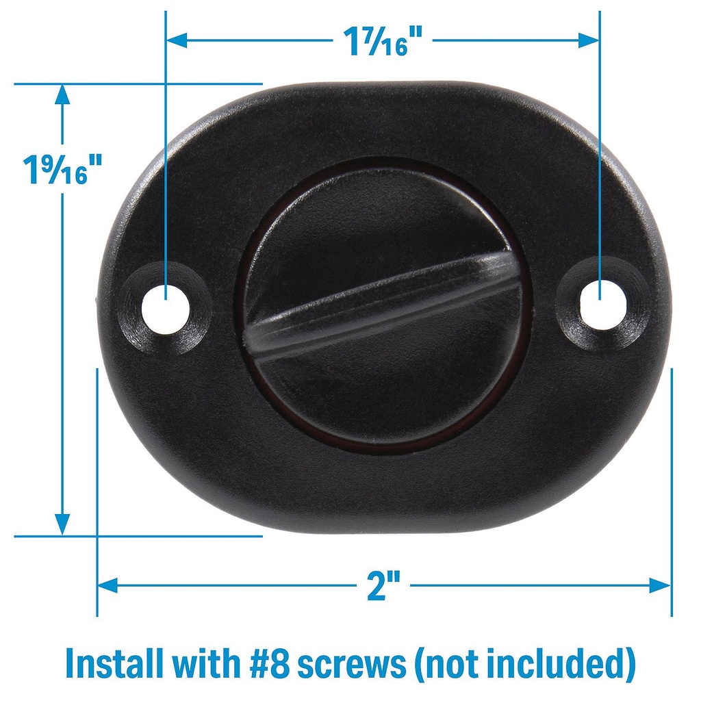 18781 Drain Plug-Screw Type-Nylon | Seachoice - 2