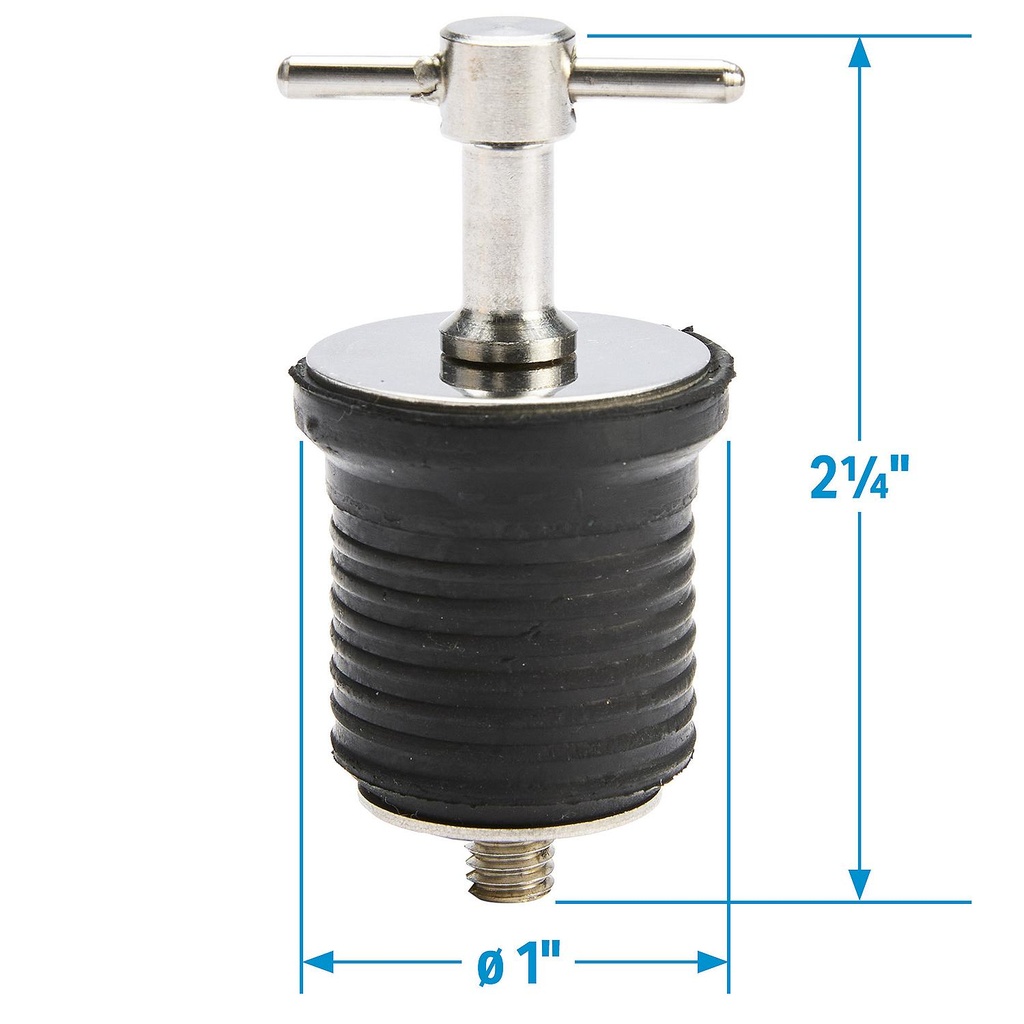 18891 Drain Plug- 1  Twist-Ss | Seachoice - 3