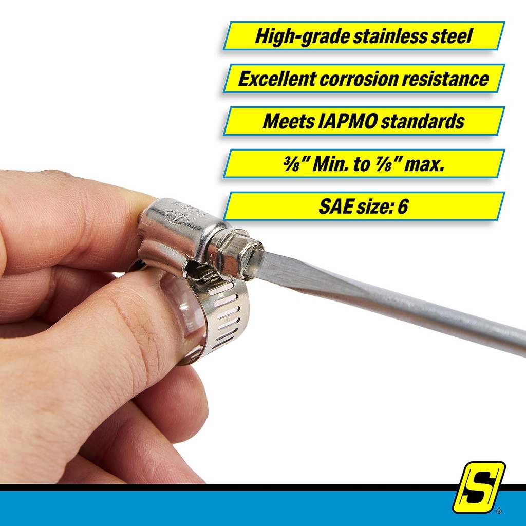 50-23379 Marine Clmp No.6 1/2 Band 10/Bx | Seachoice - 2