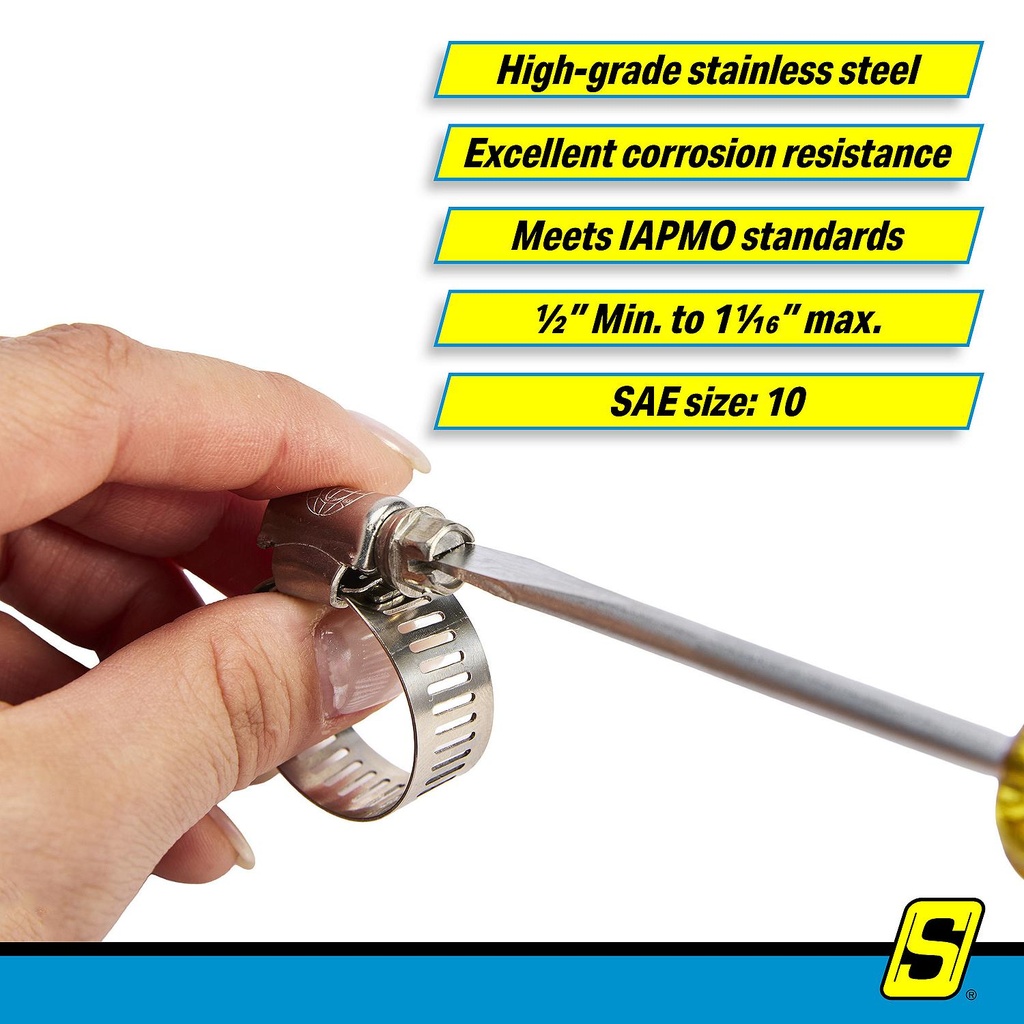 50-23383 Marine Clmp No.10 1/2 Band 10/Bx | Seachoice - 2