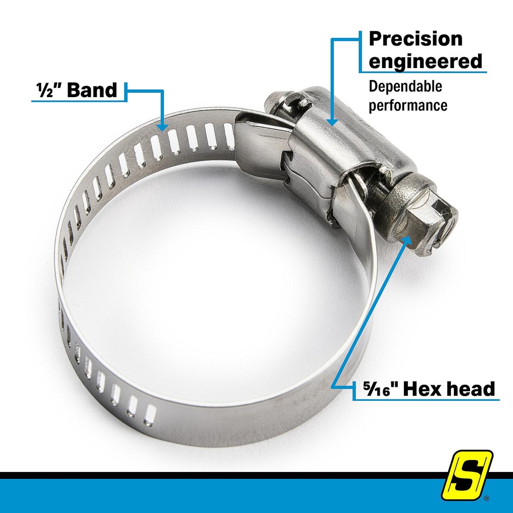 50-23386 Marine Clmp No.16 1/2 Band 10/Bx | Seachoice - 6