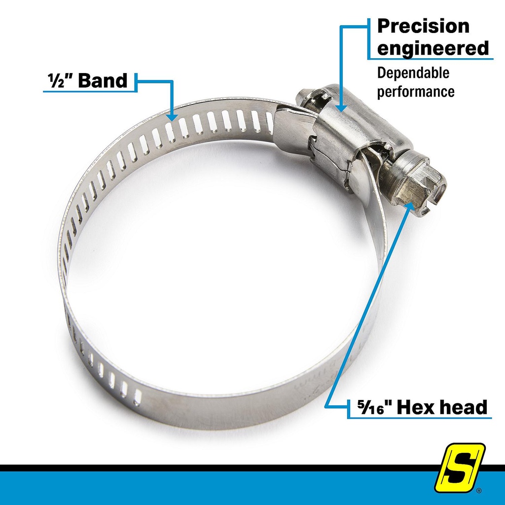 50-23388 Marine Clmp No.24 1/2 Band 10/Bx | Seachoice - 2