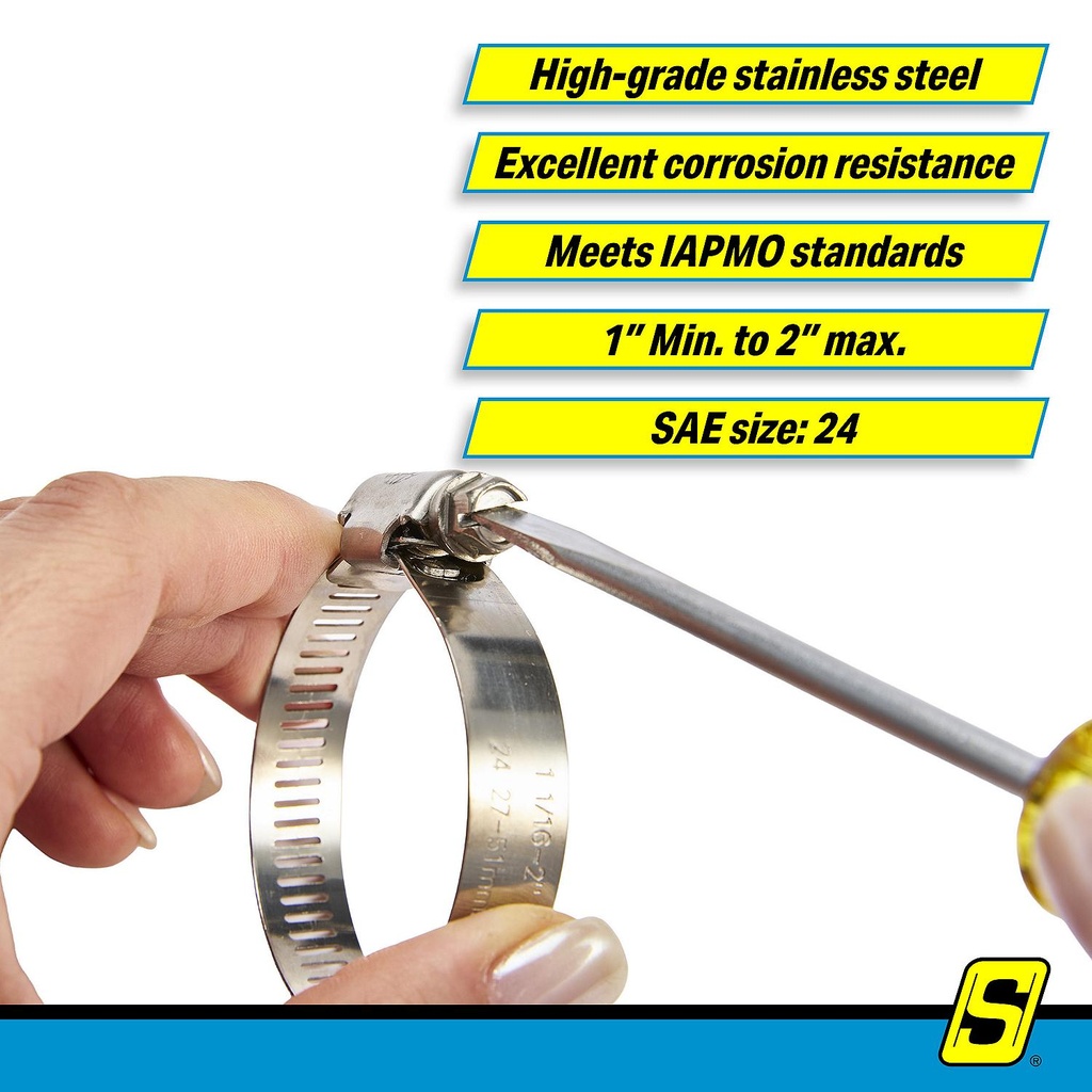 50-23388 Marine Clmp No.24 1/2 Band 10/Bx | Seachoice - 4