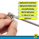 50-23354 Mini Hose Clamp No.6 5/16  10/Bx | Seachoice - 5