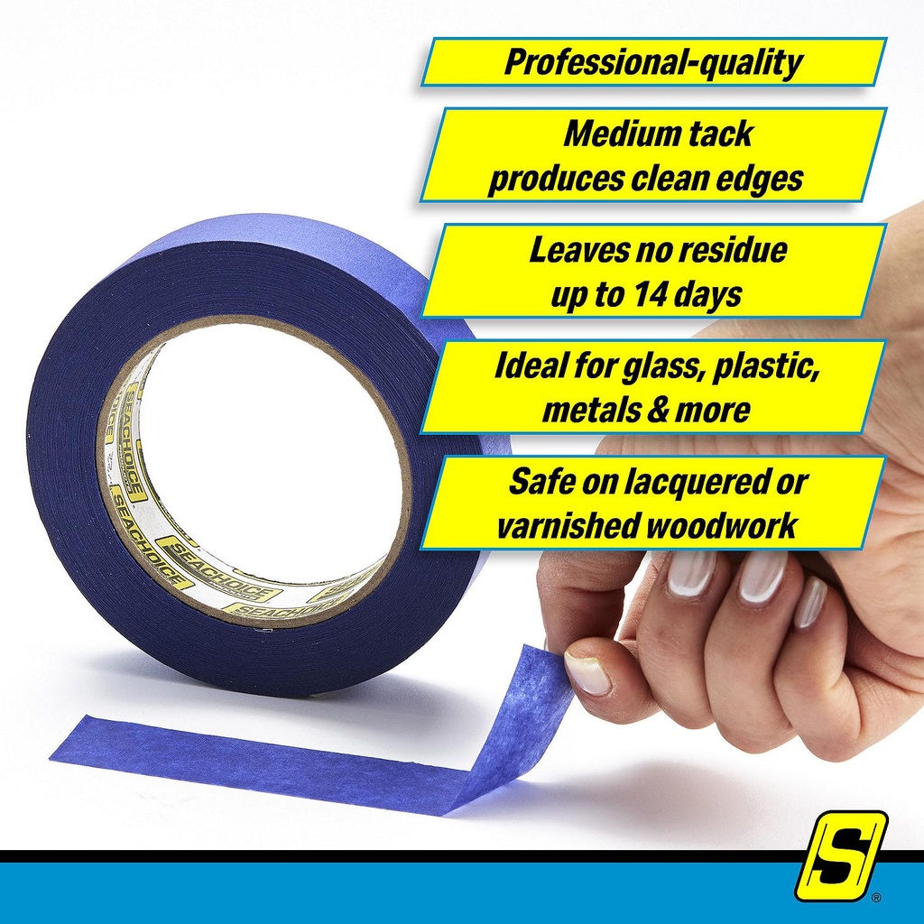 78033 Paint Tape 1  X 60 Yrds Blue | Seachoice - 4