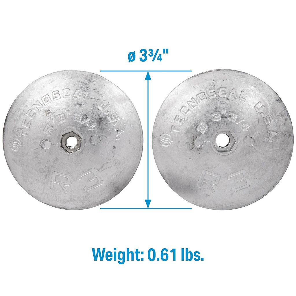 95607 Alum Rudder Anode 3 3/4"X1/2" | Seachoice - 6