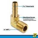 20711 Fuel Elbow 90 Deg 5/16X 1/4Np | Seachoice - 3