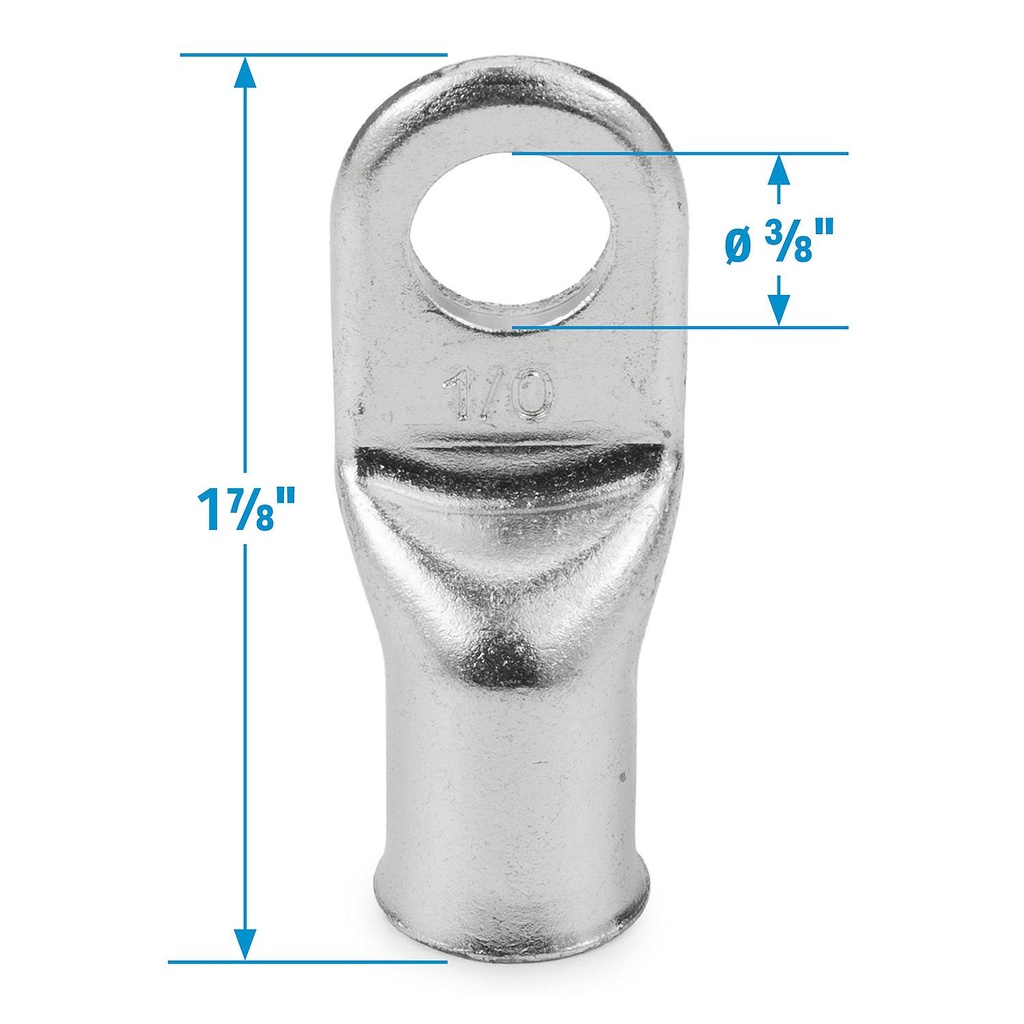60531 3/8X1/0 Tinedbatery Lug  25/Bg | Seachoice - 2