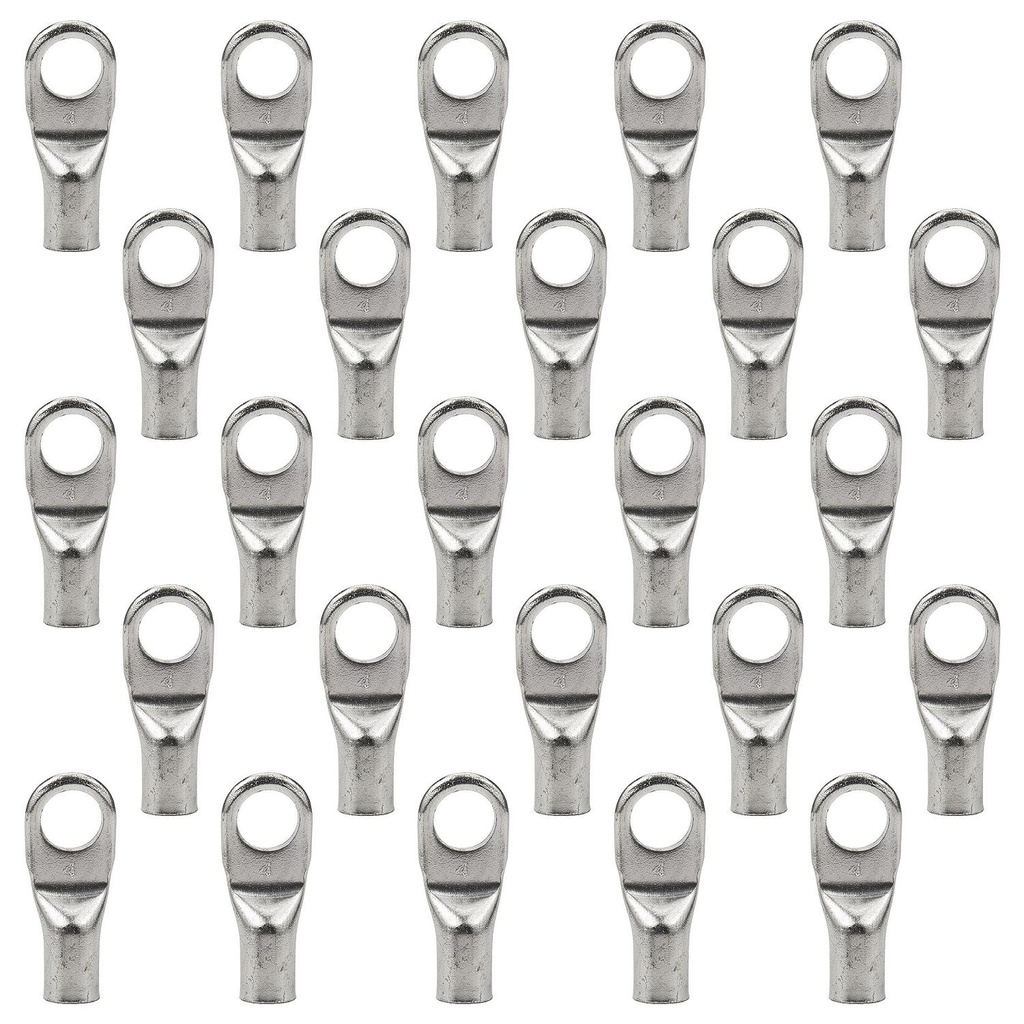 60571 3/8 No.4 Tinnd Batterylug 25/Bg | Seachoice - 5