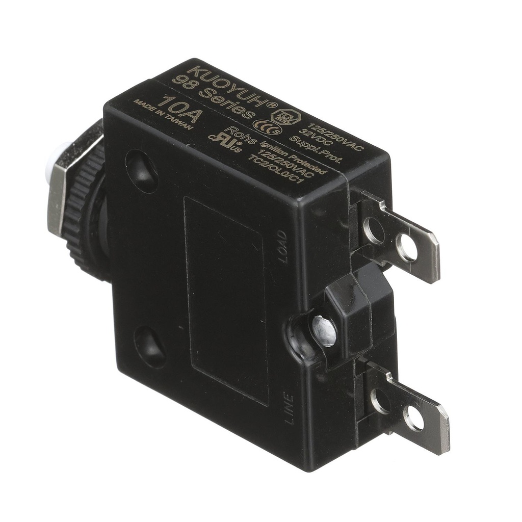 13111 Circ. Break-Push Reset-10Amp | Seachoice - 8