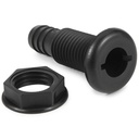 50-18151 Thru-Hull Conn-Black Plas-3/4 | Seachoice - 4