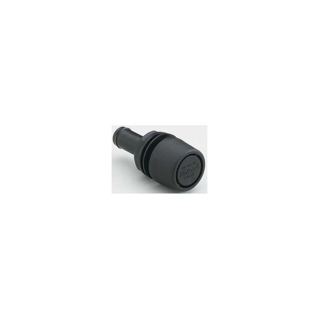 1607-3 Straight Fuel Vent Blk Poly5/8 | Attwood Marine - 2