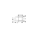 080135-1 Stern Eye 3/8In Large Plate | Sea-Dog Line - 3