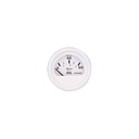F13102 Dress White Oil Press. Gauge | Faria - 2