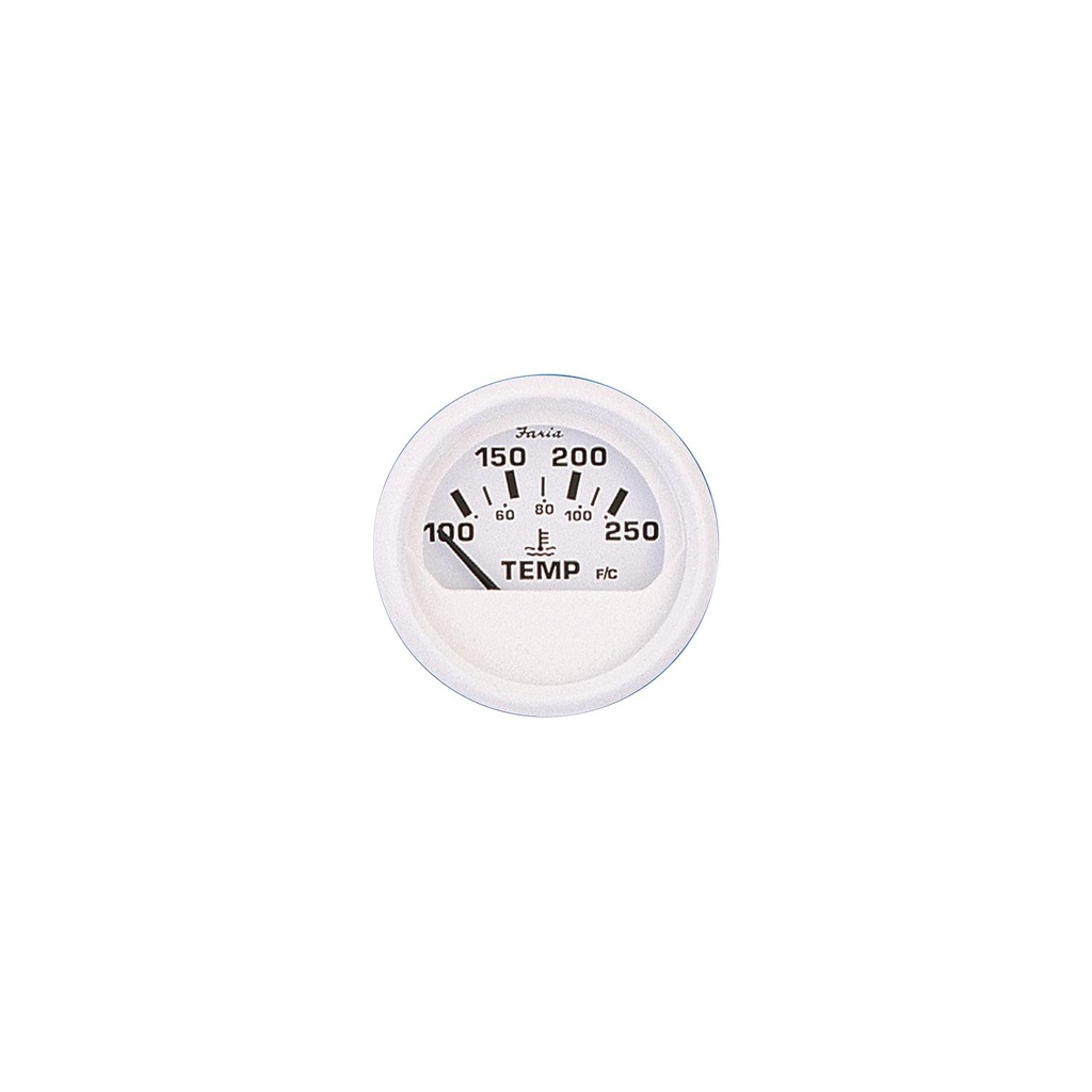 F13110 Dress White Water Temp. Gauge | Faria - 2
