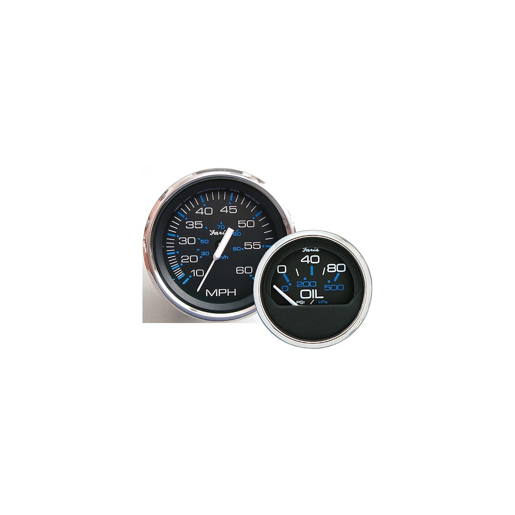 F13701 Ches S/S Blk Fuel Level Gauge | Faria - 2