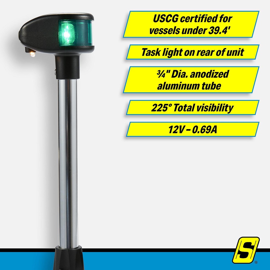 2051 Bi-Color Bow Lite W/Task Lite | Seachoice - 5