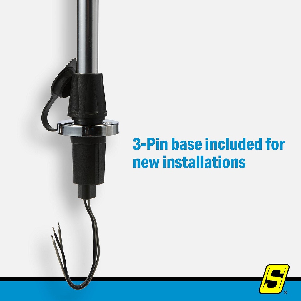 2061 Bi-Color Bow Lite W/Task/Base | Seachoice - 6