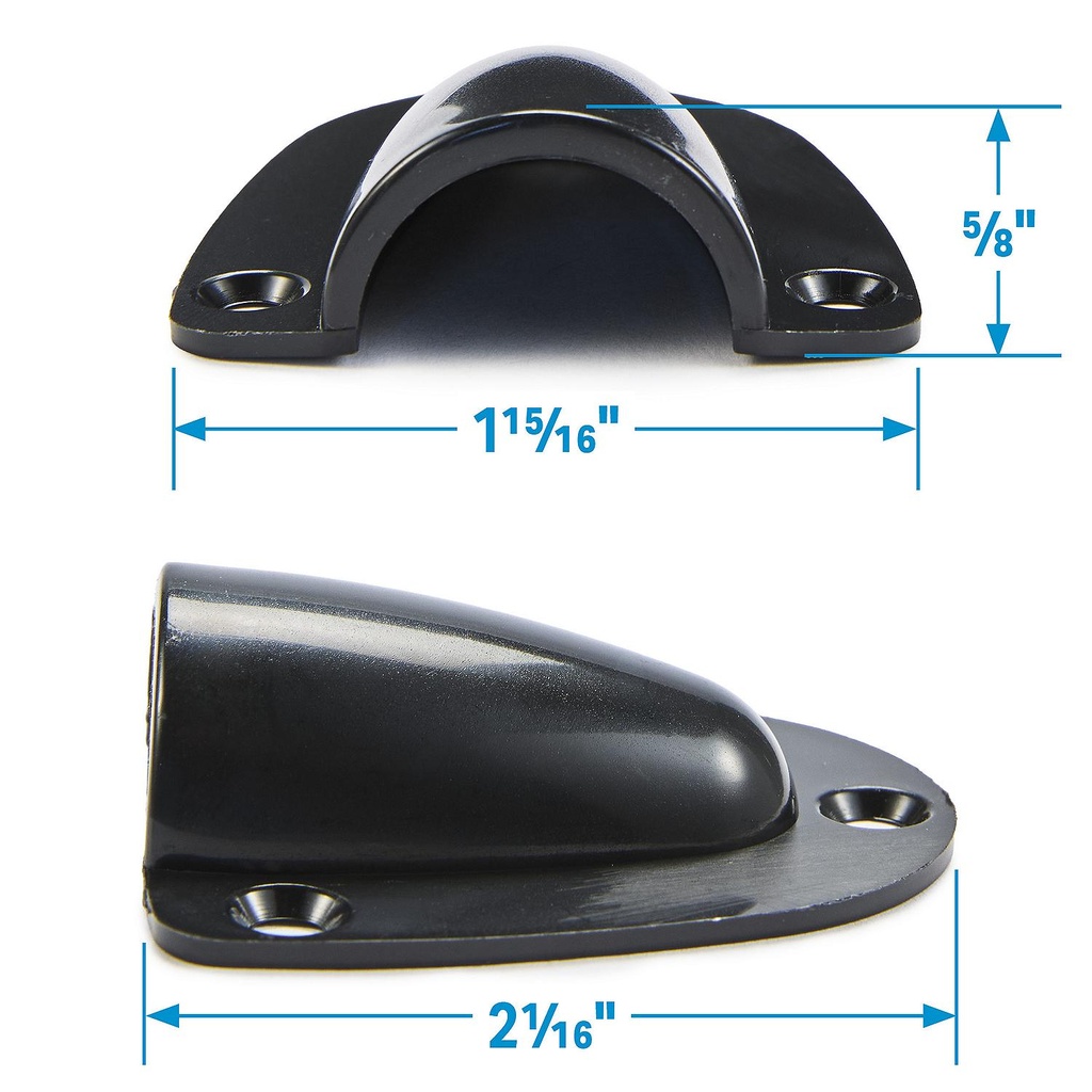 16191 Black Molded Clam Shell-Large | Seachoice - 4