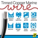 50-63041 6  Awg Black 50' | Seachoice - 5