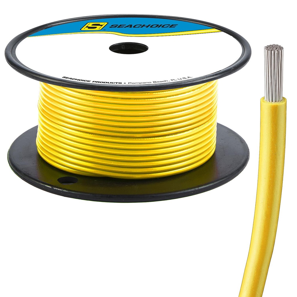 50-63127 16  Awg Yellow 100' | Seachoice - 1