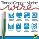 50-63128 16  Awg Green 100' | Seachoice - 2