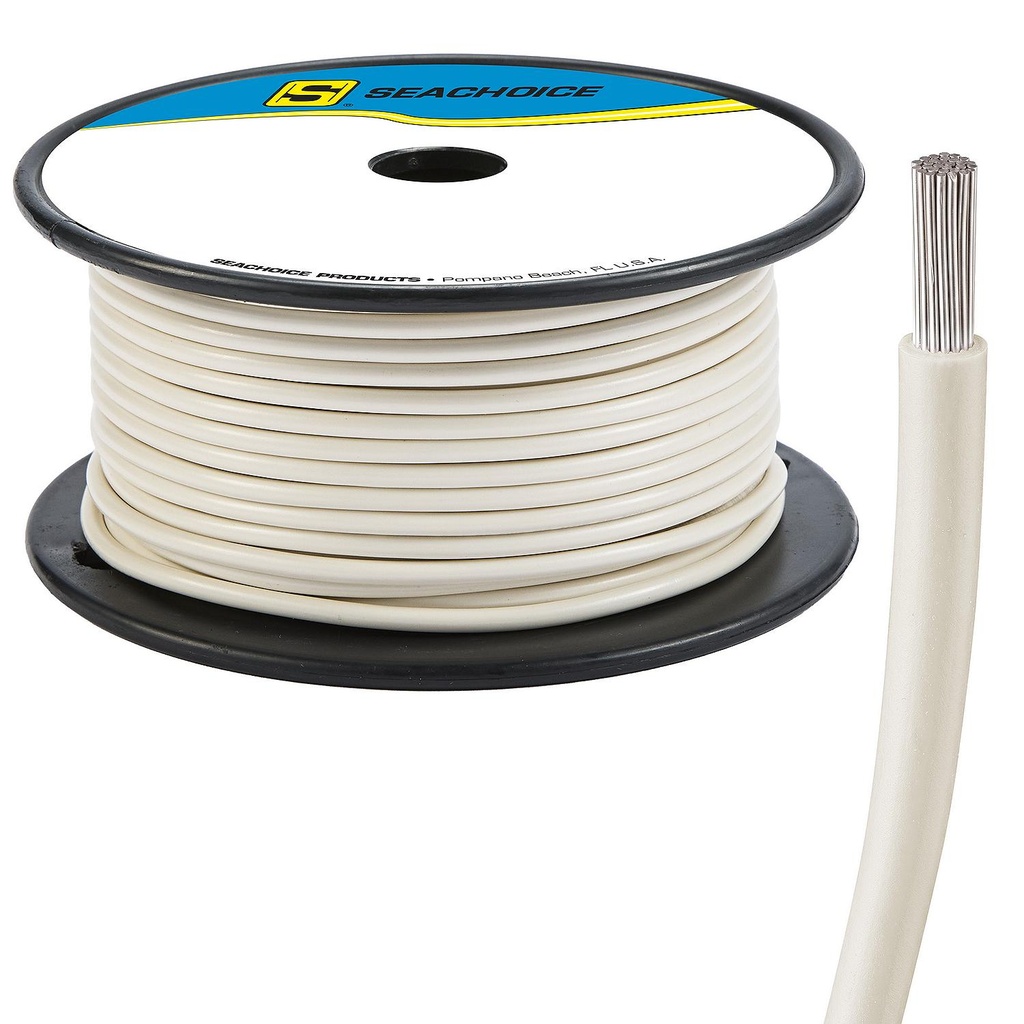 50-63129 16  Awg White 100' | Seachoice - 1