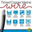 50-63051 8  Awg Black 100' | Seachoice - 4