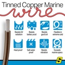 50-63133 16  Awg Brown 100' | Seachoice - 6