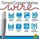 50-63134 16  Awg Gray 100' | Seachoice - 2