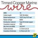 50-63134 16  Awg Gray 100' | Seachoice - 5